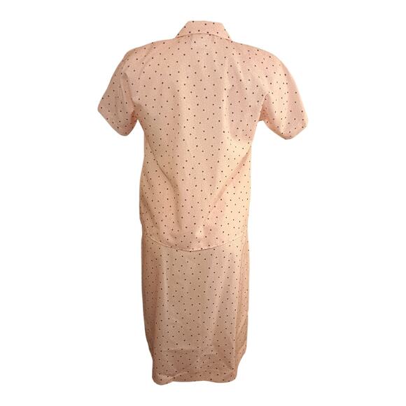 Executive Dressing Smith & Jones Petite Vintage Pink Skirt Set Union Made Size 8 - Picture 3 of 12